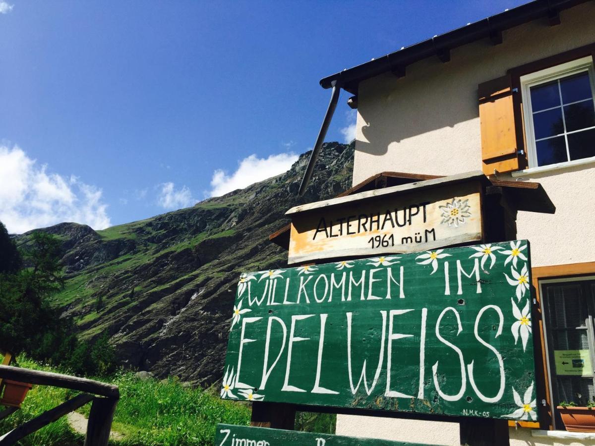 Edelweiss Mountain Guest House - 1 Hour Hike Up From Zermatt Station - On Hiking Trail - No Transport Exterior foto